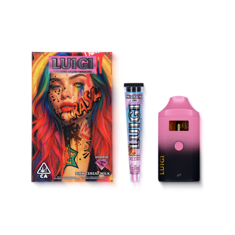 Luigi Pink Cereal Milk